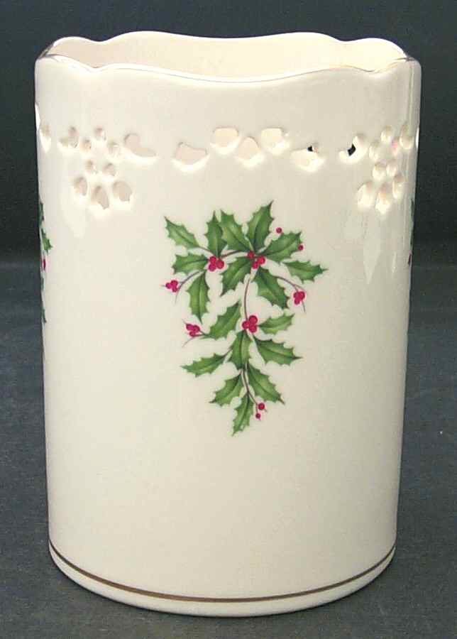 Holiday (Dimension) Large Pierced Votive by Lenox-1