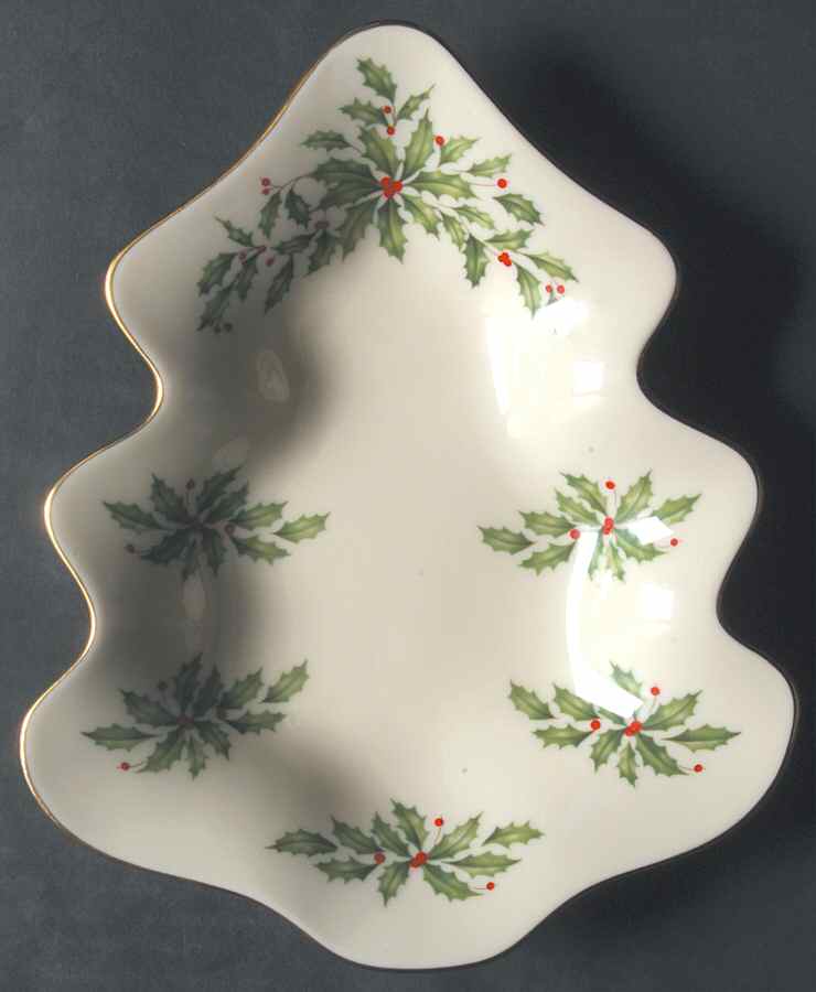 Holiday (Dimension) Large Tree Shaped Dish by Lenox-1
