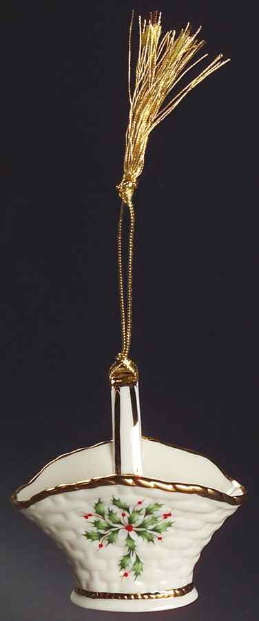 Holiday (Dimension) Basket Ornament by Lenox-1