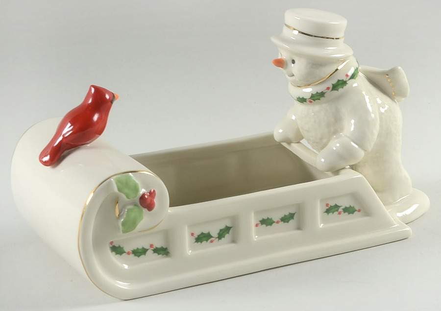 Holiday (Dimension) Figural Open Candy Dish by Lenox-1