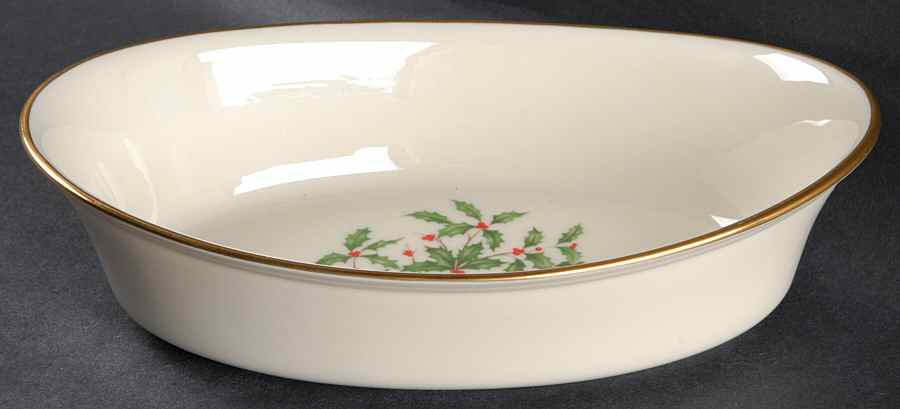 Holiday (Dimension) 8" Oval Vegetable Bowl by Lenox-1