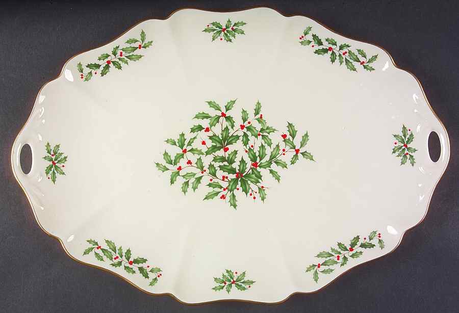 Holiday (Dimension) 16" Oblong Tray by Lenox-1