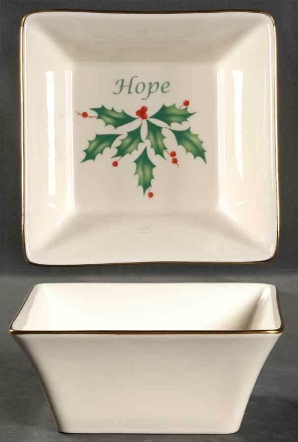 Holiday (Dimension) 4" Square Dish by Lenox-1