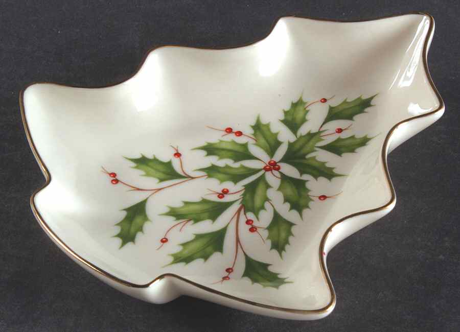 Holiday (Dimension) 1 Part Medium Tree Shaped Dish by Lenox-1