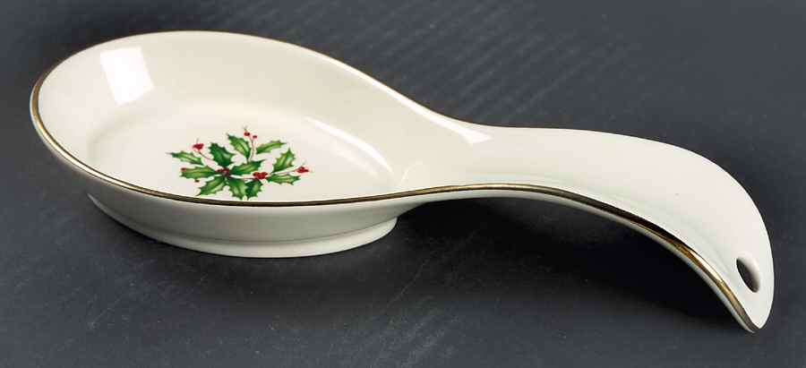 Holiday (Dimension) Spoon Rest/Holder (Holds 1 Spoon) by Lenox-1