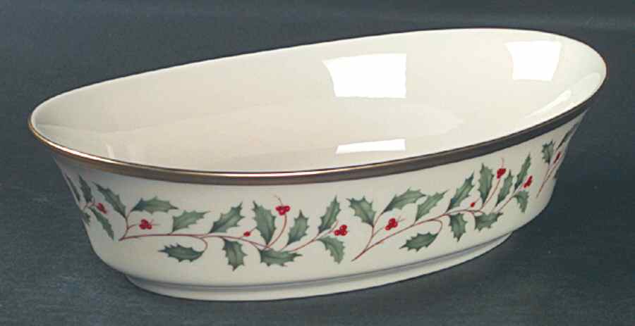 Holiday (Dimension) 10" Oval Vegetable Bowl by Lenox-1