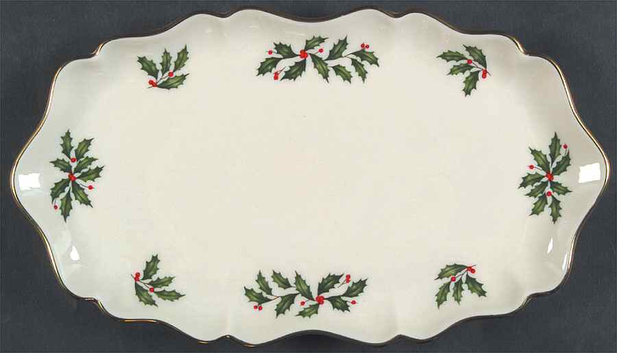 Holiday (Dimension) 10" Oblong Tray by Lenox-1