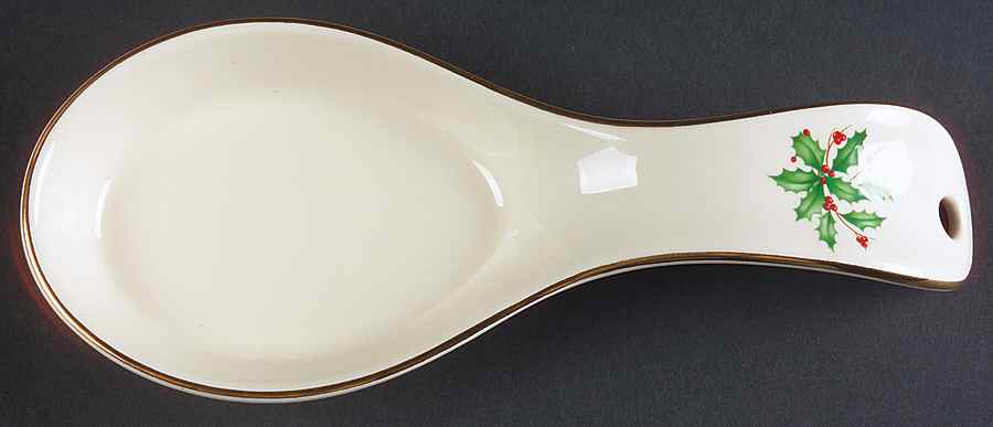 Holiday (Dimension) Spoon Rest/Holder (Holds 1 Spoon) by Lenox-1