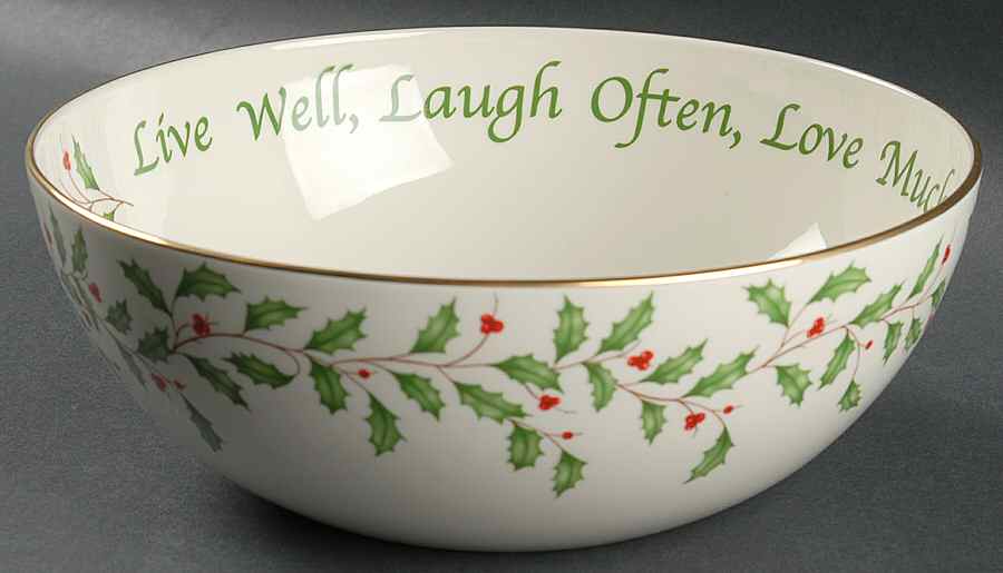 Holiday (Dimension) Sentiment Bowl by Lenox-1