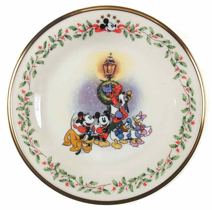 Holiday (Dimension) Ivory Disney Accent Salad Plate by Lenox-1