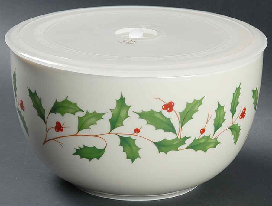 Holiday (Dimension) Stackable Bowl with Lid 7" by Lenox-1
