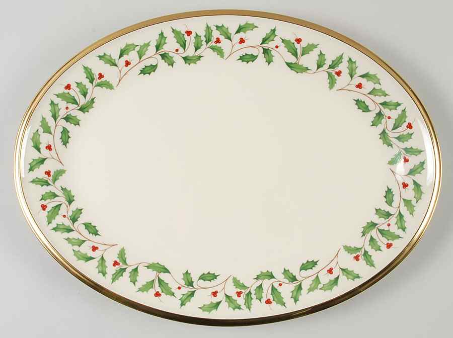 Holiday (Dimension) 14" Oval Serving Platter by Lenox-1
