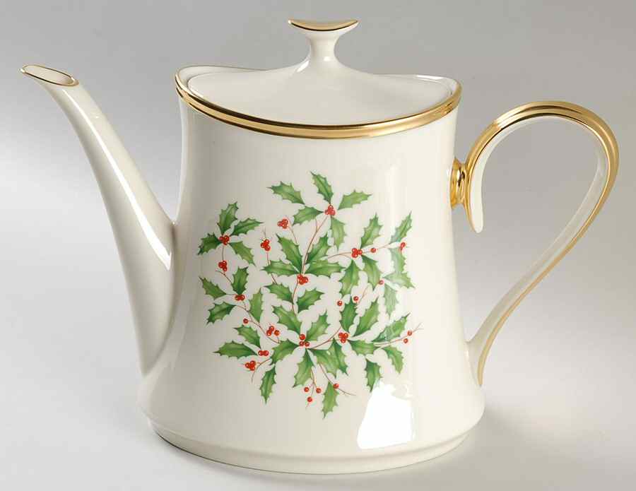 Holiday (Dimension) Tea/Coffee Pot & Lid by Lenox-1