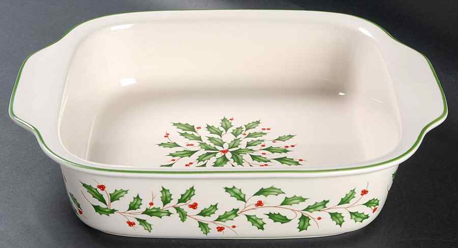 Holiday (Dimension) 11" Square Baker by Lenox-1