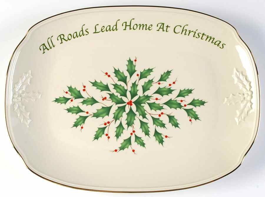 Holiday (Dimension) Oblong Tray 14" by Lenox-1