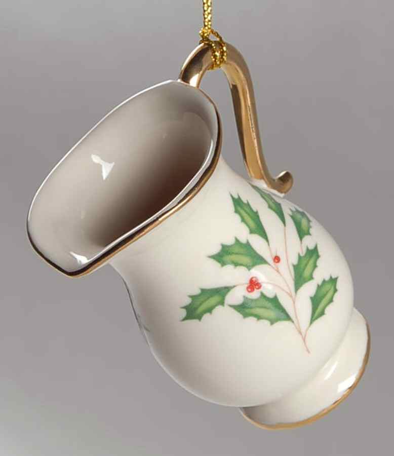 Holiday (Dimension) Pitcher Ornament by Lenox-1