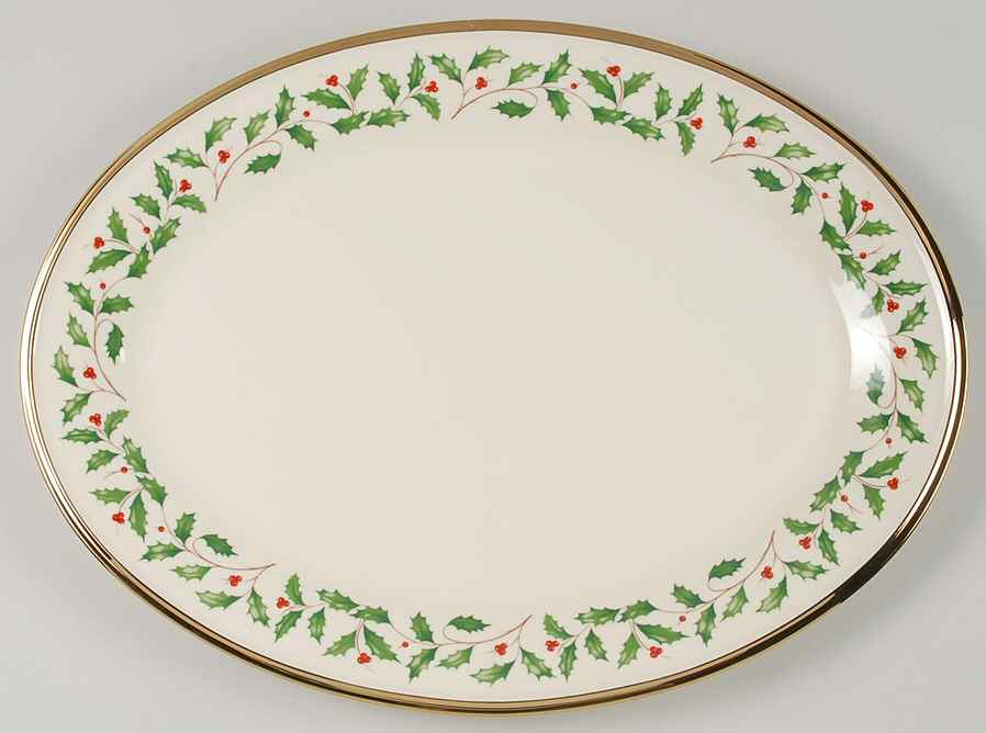 Holiday (Dimension) 16" Oval Serving Platter by Lenox-1