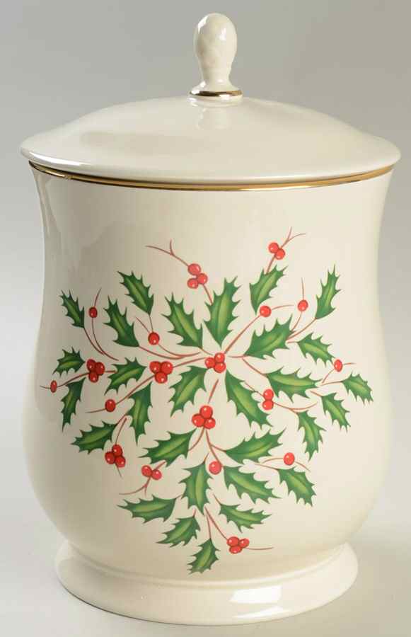 Holiday (Dimension) Cookie Jar & Lid by Lenox-1