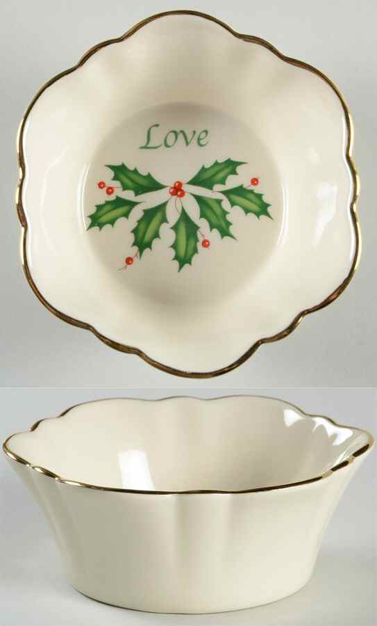 Holiday (Dimension) Miniature Round Fluted Bowl by Lenox-1