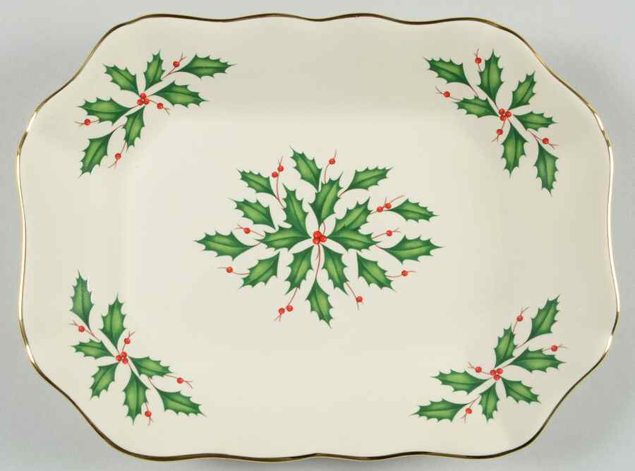 Holiday (Dimension) 9" Scalloped Tray by Lenox-1