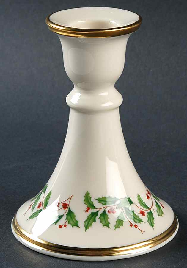 Holiday (Dimension) 4" Candlestick by Lenox-1