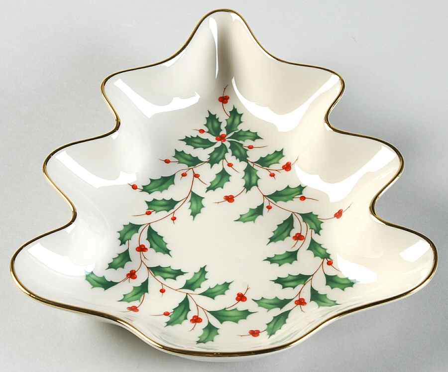 Holiday (Dimension) Large Tree Shaped Dish by Lenox-1