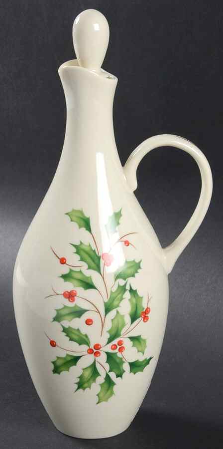 Holiday (Dimension) Oil Jar/Cruet & Stopper by Lenox-1