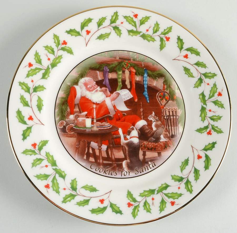 Holiday (Dimension) "Cookies for Santa" Plate by Lenox-1