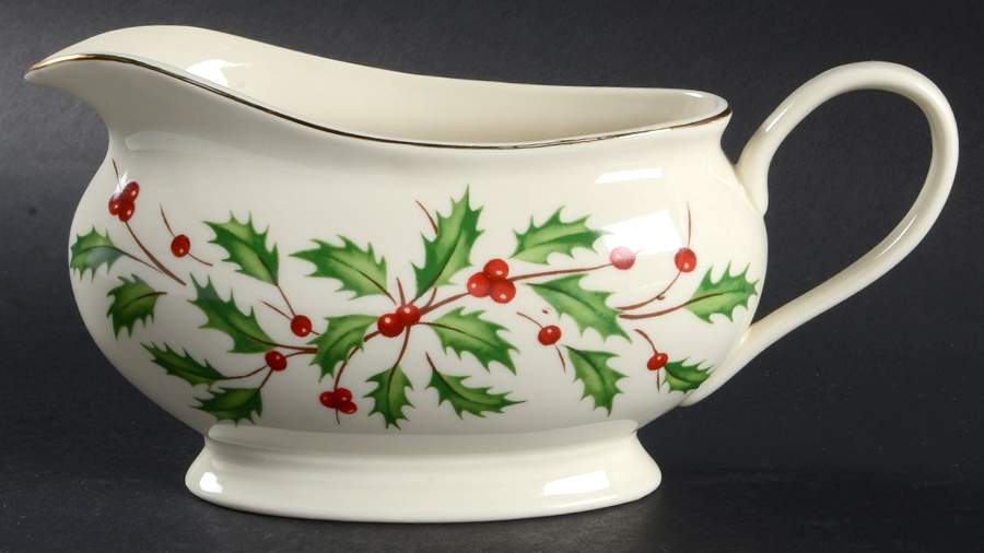 Holiday (Dimension) Gravy Boat by Lenox-1