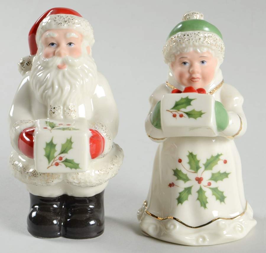 Holiday (Dimension) Figural Salt & Pepper Set by Lenox-1