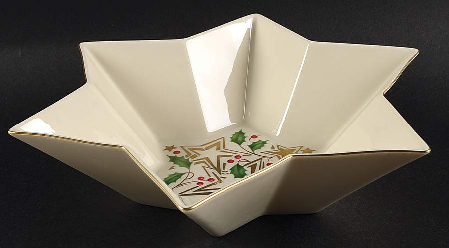 Holiday (Dimension) Star Shaped Dish by Lenox-1