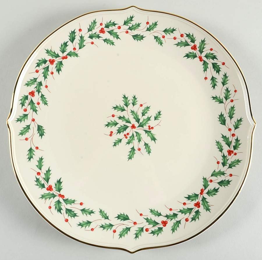 Holiday (Dimension) 13" Chop Plate (Round Platter) by Lenox-1