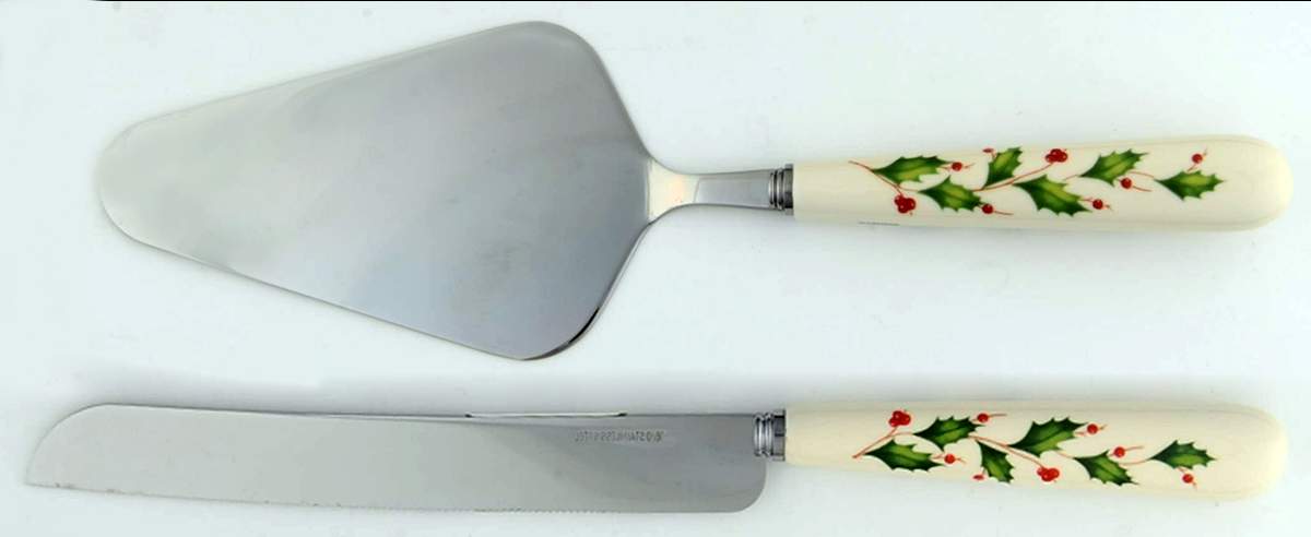 Holiday (Dimension) (2 Pc) Cake Set (Knife and Server) by Lenox-1