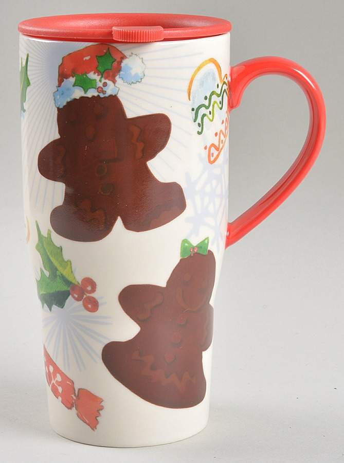Holiday (Dimension) Travel Mug & Plastic Lid by Lenox-1