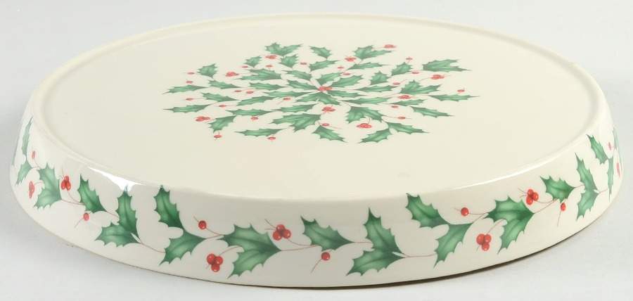 Holiday (Dimension) 10" Diameter Pedestal Cake Stand by Lenox-1