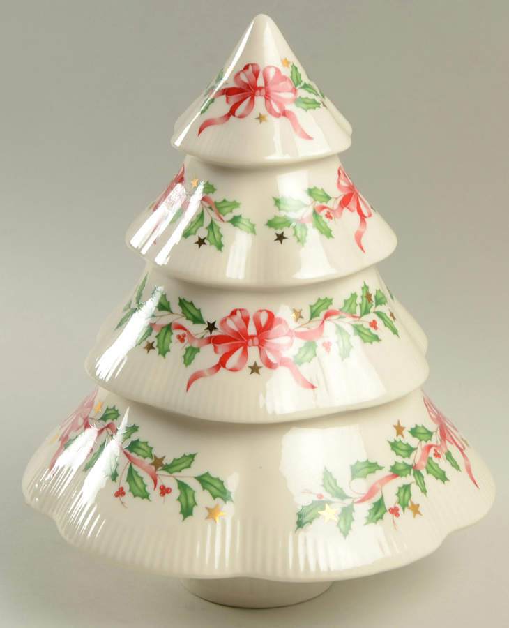 Holiday Gold (Red Ribbon Accent) Centerpiece by Lenox-1
