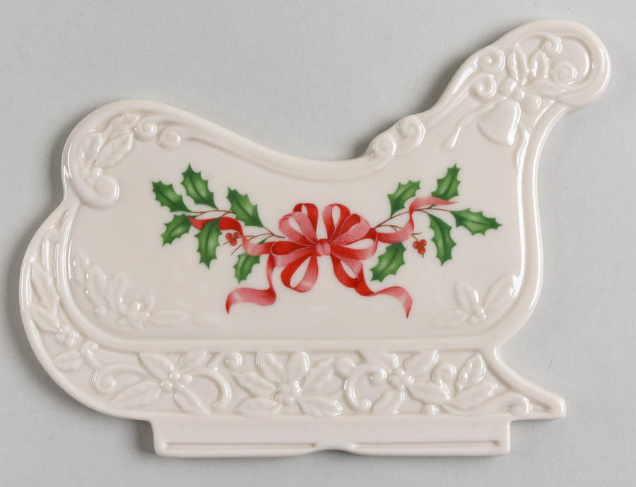 Holiday Gold (Red Ribbon Accent) Trivet by Lenox-1