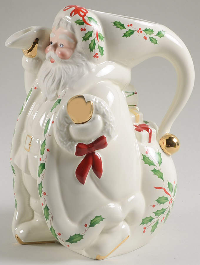 Holiday Gold (Red Ribbon Accent) 64 Oz Pitcher by Lenox-1