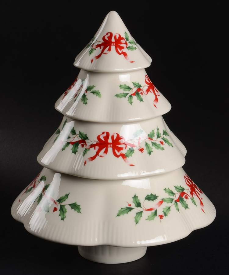 Holiday Gold (Red Ribbon Accent) Centerpiece by Lenox-1