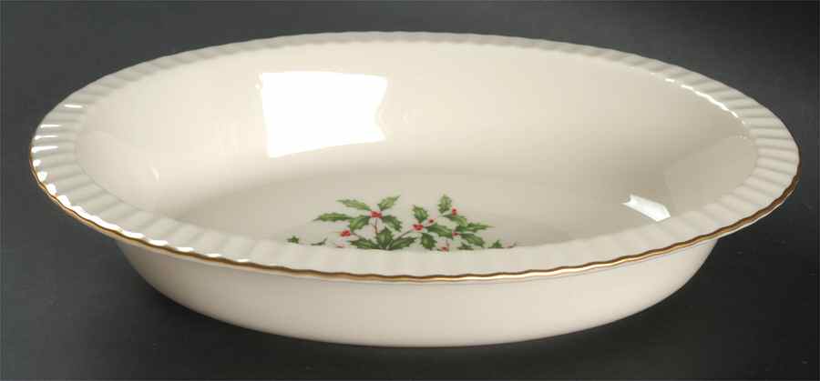 Holiday (Dimension) 9" Oval Vegetable Bowl by Lenox-1