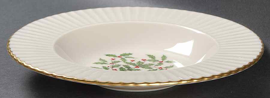 Holiday (Dimension) Rim Soup Bowl by Lenox-1