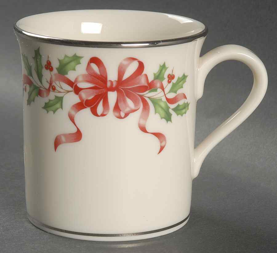 Holiday Platinum (Platinum Trim) Mug by Lenox-1