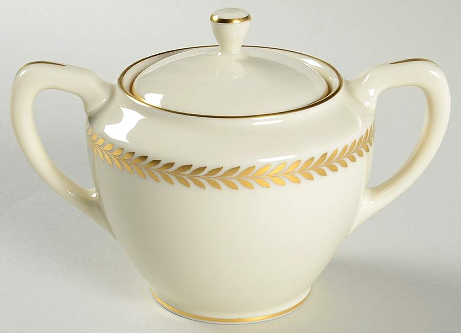 Imperial Sugar Bowl & Lid by Lenox-1