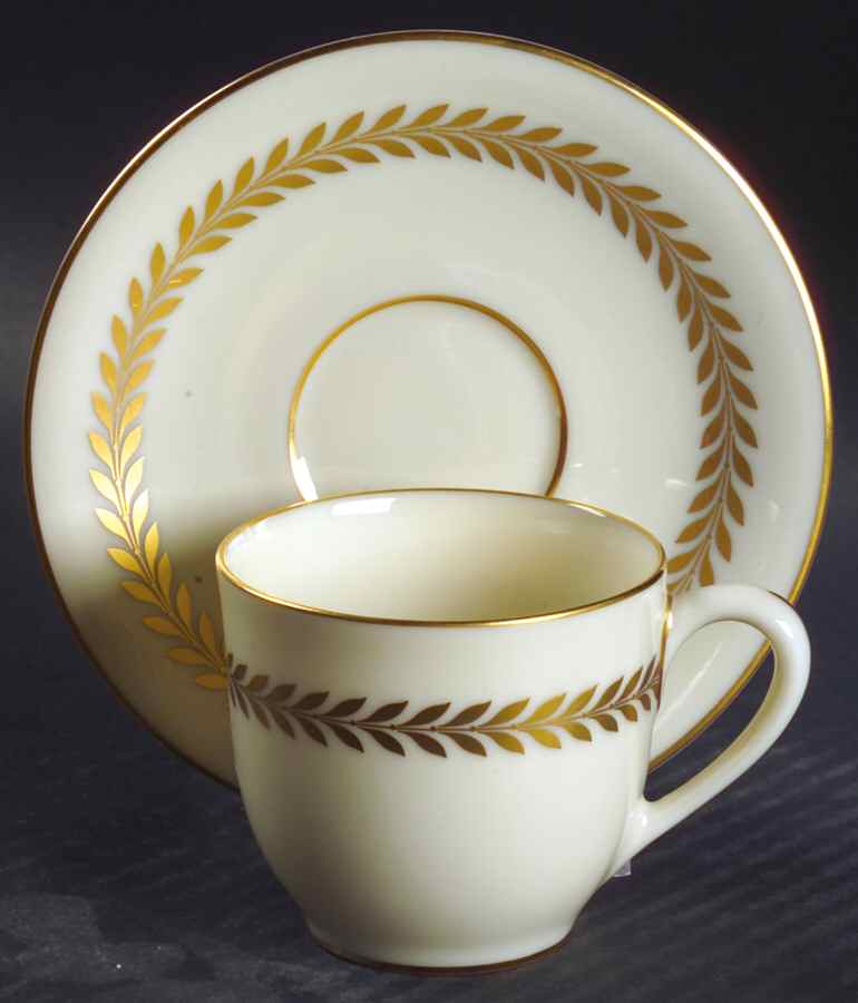 Imperial Flat Demitasse Cup & Saucer Set by Lenox-1
