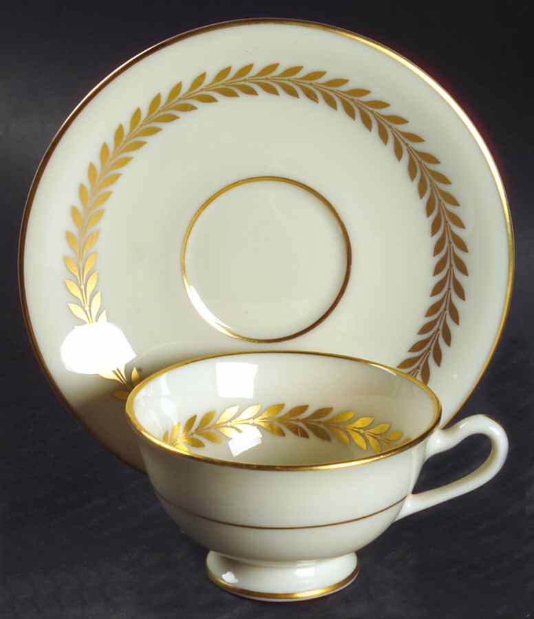 Imperial Footed Demitasse Cup & Saucer Set by Lenox-1