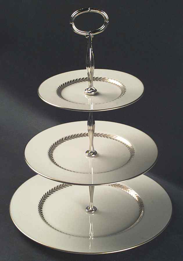 Imperial 13 7/8"-14 1/4" 3-Tiered Serving Tray(DP,SP,BB) HC by Lenox-1