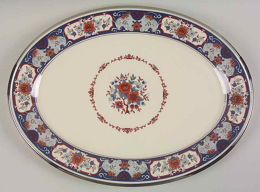 Interlude 17" Oval Serving Platter by Lenox-1