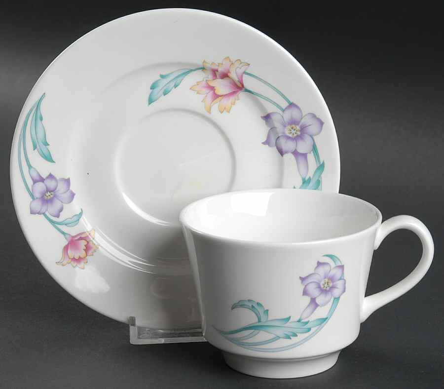 Isle Royale Flat Cup & Saucer Set by Lenox-1