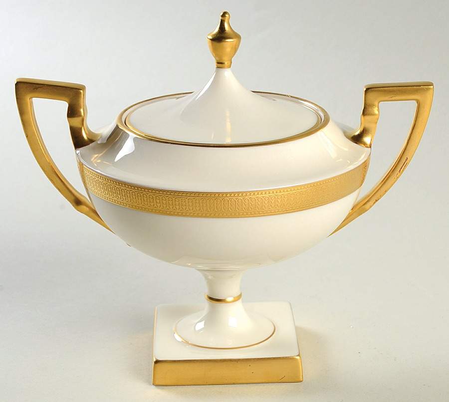 J19 Cream Sugar Bowl & Lid by Lenox-1