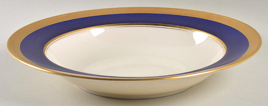 J19K Cobalt Blue Large Rim Soup Bowl by Lenox-1